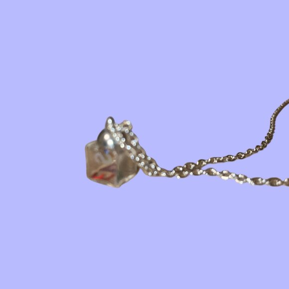 Personalized Cube Necklace - Picture 2 of 7